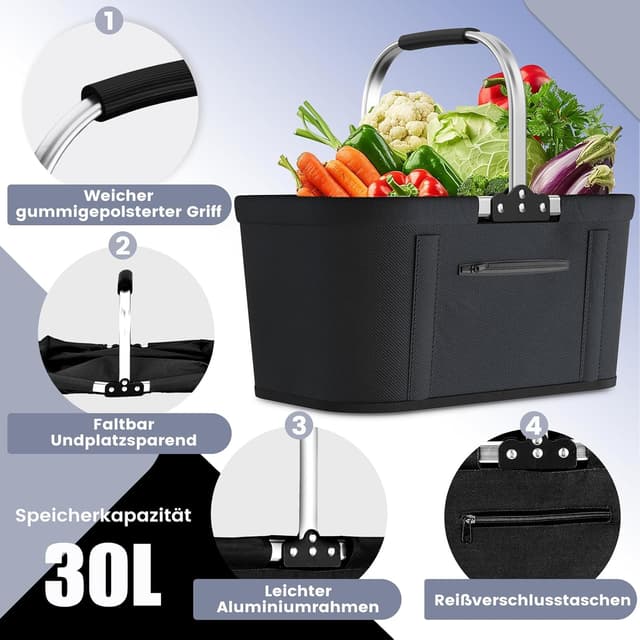 Detalle de Yeabett 30L Faltkorb mit 20 kg Traglast