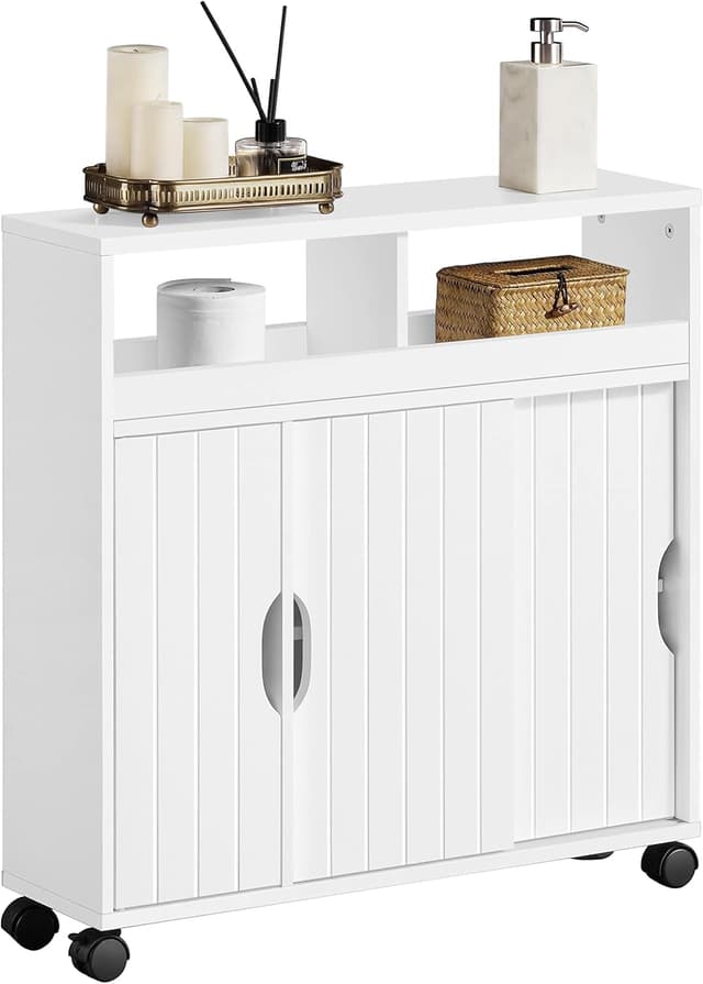 Imagen de Yaheetech Mobile da bagno con ante scorrevoli 20×70×72 cm 🚪 en OfertitasTOP