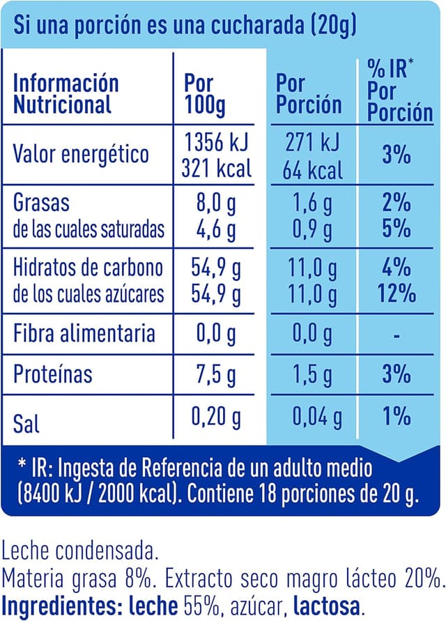 Thumbnail 4 de La Lechera Leche Condensada Serve Fácil 450 g x12 🥄