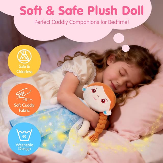 Detalle de Hahaland Dress Up Doll Playsets (Princess, Mermaid & Unicorn) with Plush Carry Bag