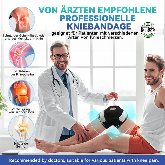 Thumbnail 1 de Kniebandage Knie Stabilisierung Meniskus