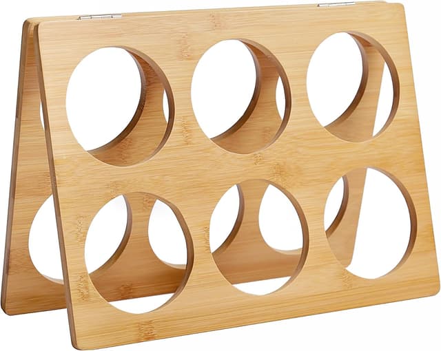 Thumbnail 4 de RTA Bamboo Wine Rack 6-bottle foldable — wine rack 🍷