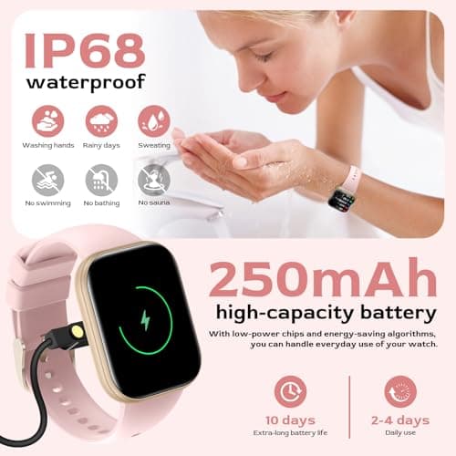 Detalle de Miecgth Reloj Inteligente Mujer 🌸 con Monitoreo y Llamadas