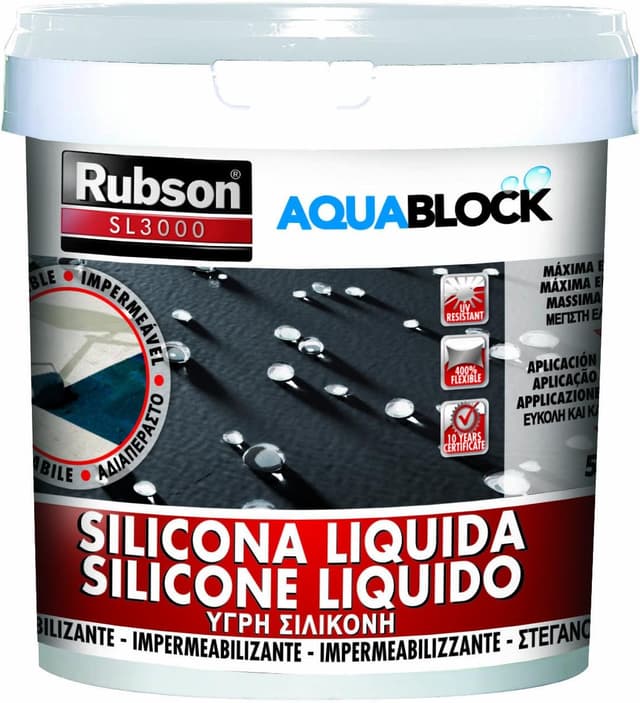 Imagen de Rubson Aquablock Silicone Liquido SL3000 5kg en OfertitasTOP