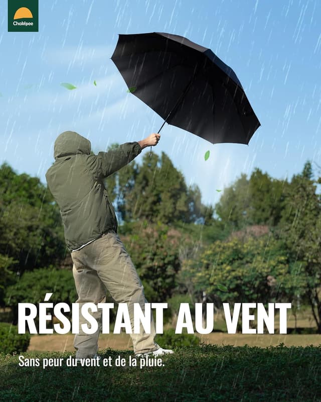 Thumbnail 2 de Chakipee Parapluie Pliant Inversé Homme Compact