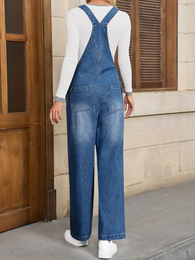 Thumbnail 3 de Cicy Bell Women's Denim Bib Overalls Overalls 👖