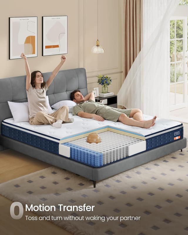 Detalle 2 de Hybrid Pocket Spring Mattress 90 x 190