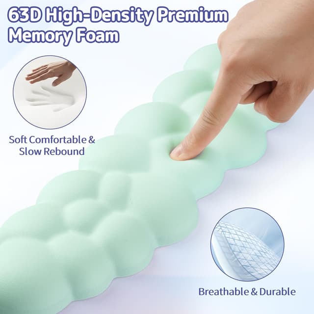 Detalle 2 de Cloud wrist rest set for keyboard