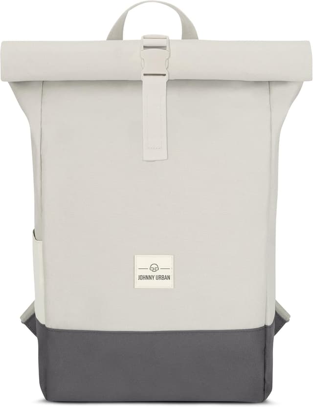 Detalle de Johnny Urban Rucksack Ryan Rolltop mit Laptopfach bis 15,6 Zoll – Damen & Herren