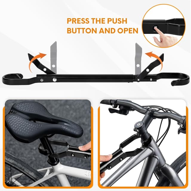 Detalle 2 de Soarify 4-Bike Hitch Mount Bike Rack (2" Receiver) for Cars, SUVs, RVs