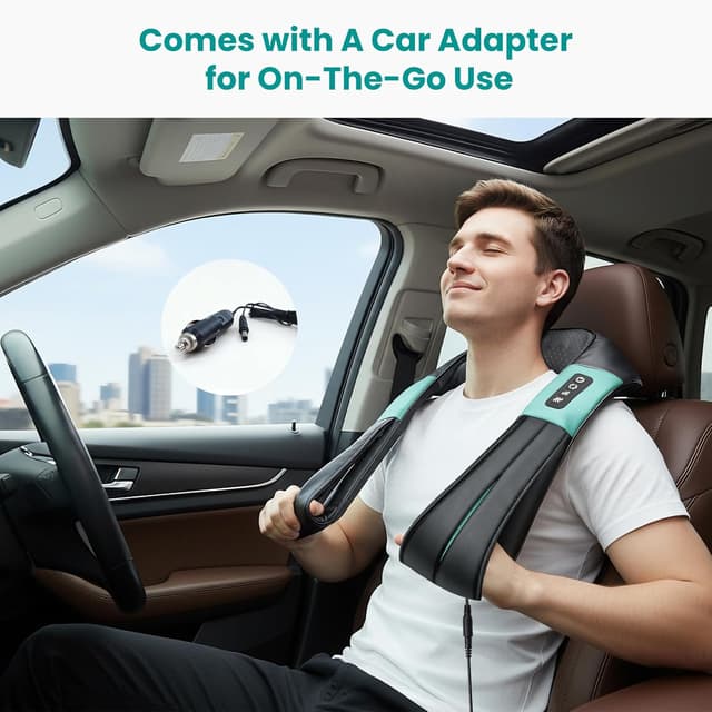 Thumbnail 6 de Nekteck Shiatsu Neck Massager 8-Roller 3D Heat