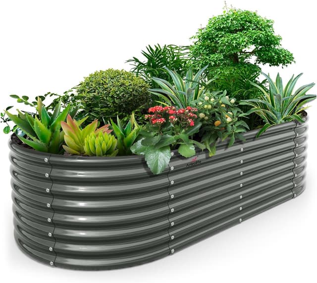 Detalle de A ANLEOLIFE Raised Garden Bed 478 Gallon
