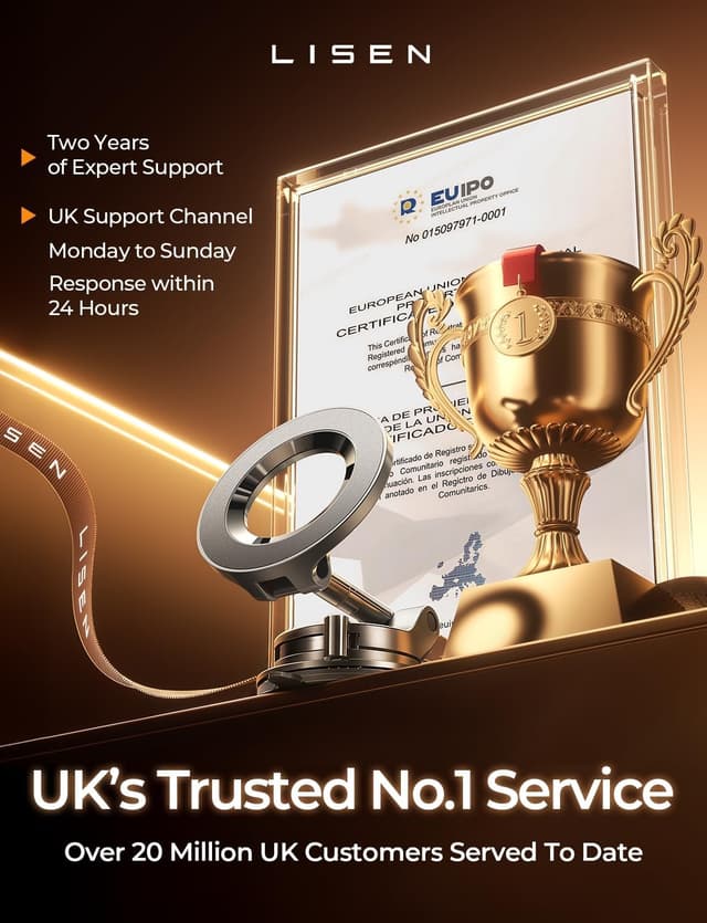 Thumbnail 5 de LISEN Magsafe Car Mount magnetic phone holder