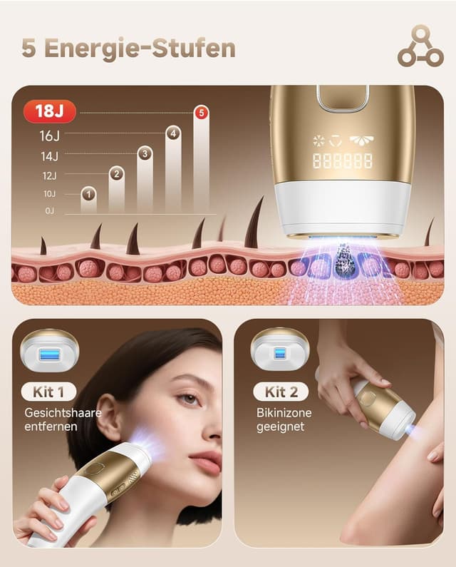 Thumbnail 2 de Bellizy 21J Epilatore IPL 21J per corpo e viso