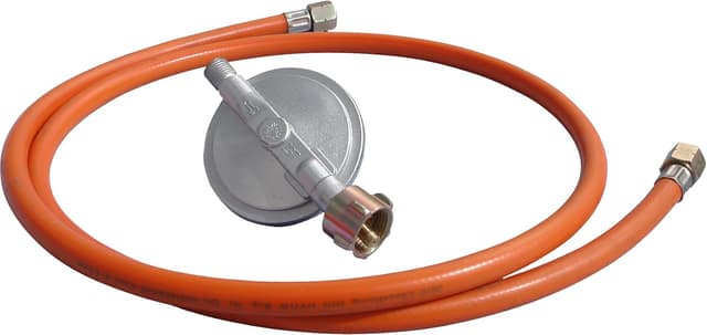 Detalle 2 de Güde 85006 Générateur d'air chaud à gaz inox 1,5 m tuyau