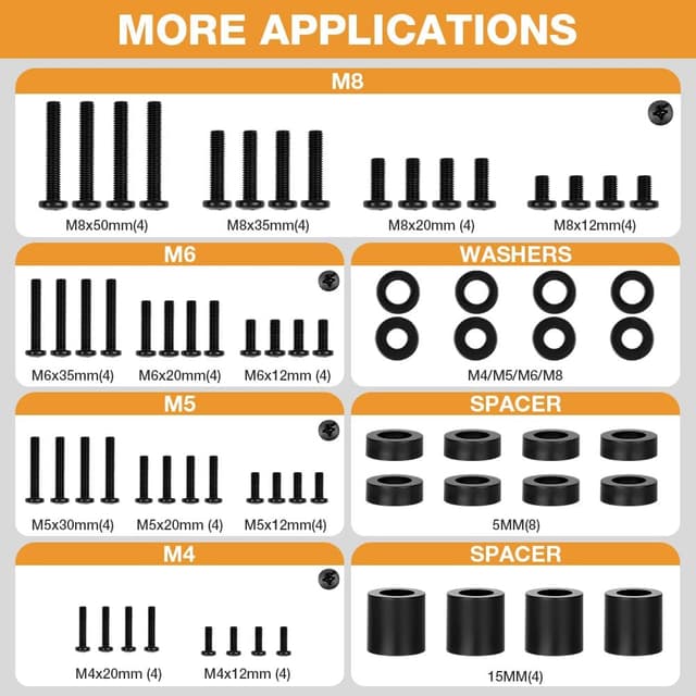 Thumbnail 1 de Flintronic Universal VESA Schrauben Set 68tlg