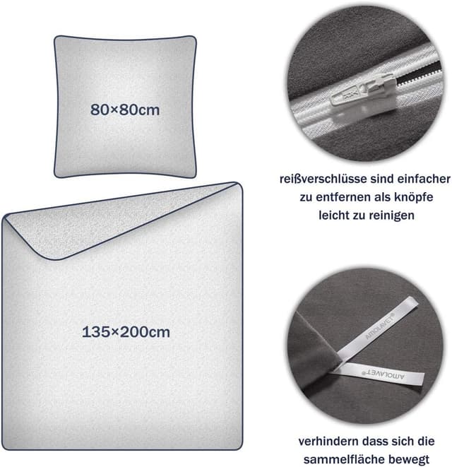 Detalle 2 de Amolavet Sommer Bettwäsche 135x200