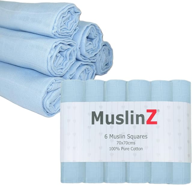 Thumbnail 6 de MuslinZ Muslin cloths 6 pack 70x70cm