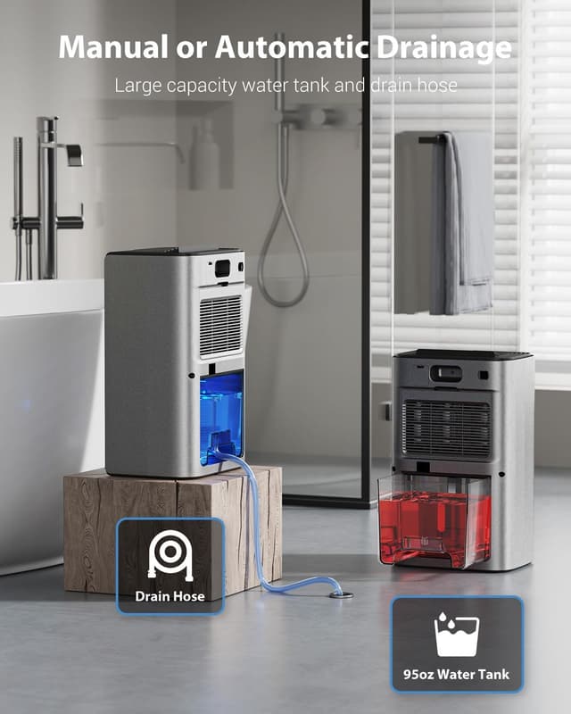 Thumbnail 6 de UBBO 95oz Dehumidifier 1000 sq ft Home 🏠