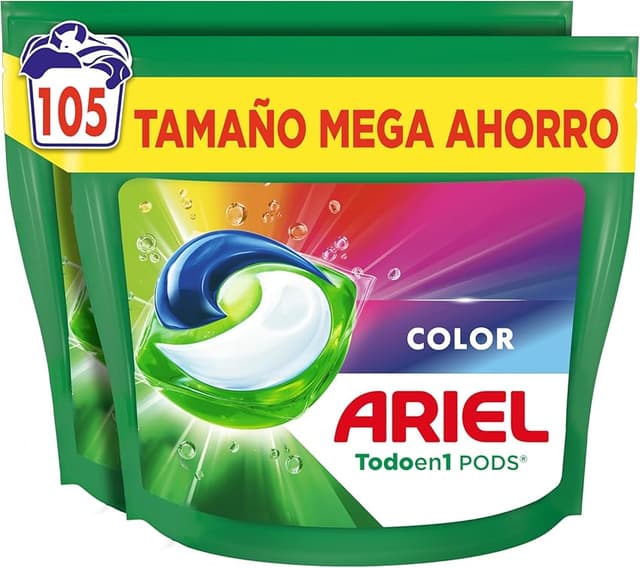 Detalle de Ariel PODS Todo en 1 Detergente para Lavadora 105 Cápsulas