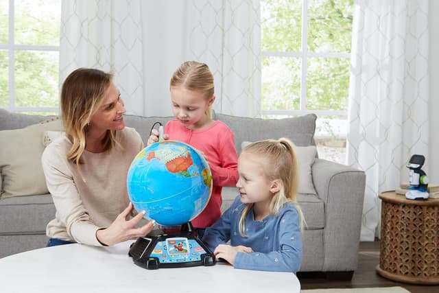 Detalle de Carte du monde interactive VTech Giramondo avec stylo tactile et écran couleur 2,7" (langue italienne)