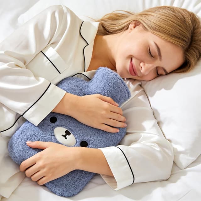 Thumbnail 3 de samply Wärmflasche 2 L Dunkelblauer Bär