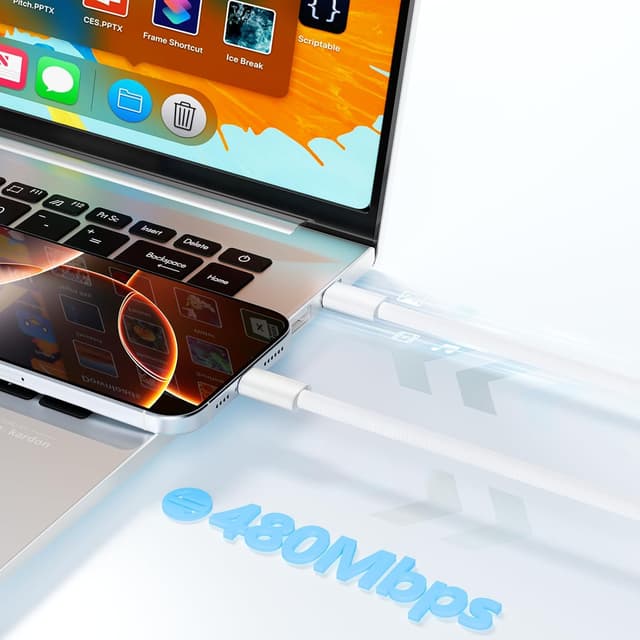 Thumbnail 4 de USB C Charger Cable 60W 6FT 2‑Pack