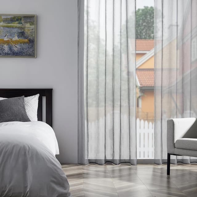 Thumbnail 6 de Topfinel Cortinas Translucidas 2 Piezas 140x160cm 🌈