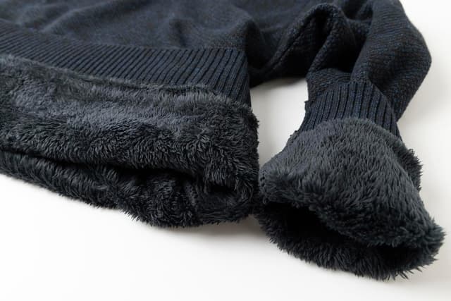 Detalle 2 de Herothorn Hoodie à capuche homme en sweat épais et doublure chaude