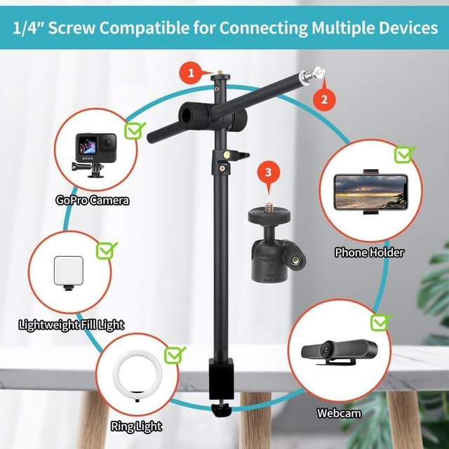 Thumbnail 4 de JEBUTU OS01 adjustable desk mount 55cm