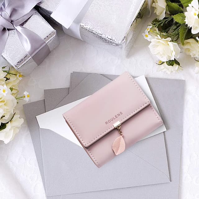 Thumbnail 6 de Roulens Damen-Geldbeutel mit RFID-Blockierung im Kurzformat – kleines Portemonnaie aus veganem Leder