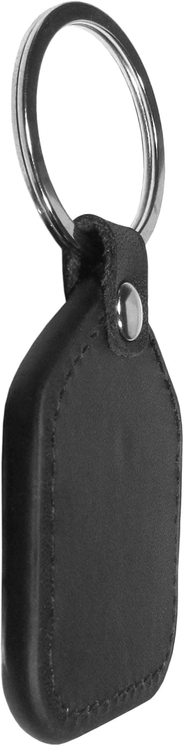 Detalle de Siskiyou Sports NFL Leather Square Key Chain with Baltimore Ravens Logo (Unisex)