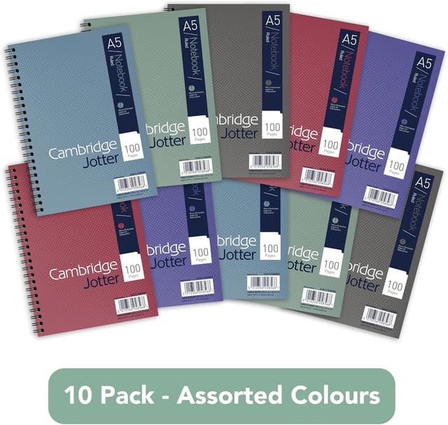 Thumbnail 6 de Cambridge Jotter A5 Notebook Pack of 10
