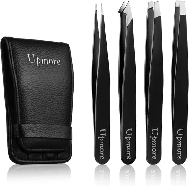 Detalle de Upmore 4x Pinzette Set Edelstahl 4er-Set