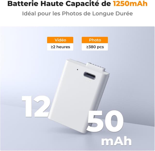 Thumbnail 2 de K&F CONCEPT EN-EL25 1250mAh Batterie pour appareil