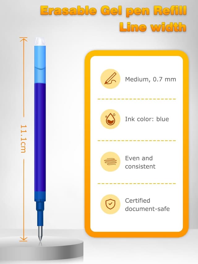 Detalle 2 de Donluhu ricariche 0,7 mm per Pilot 400m ✒