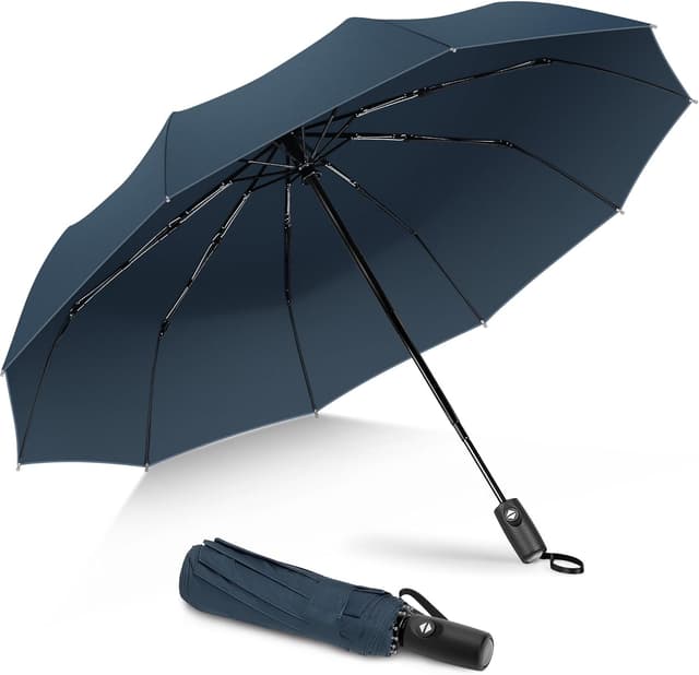 Detalle de ZOMAKE paraguas plegable antiviento 470 g