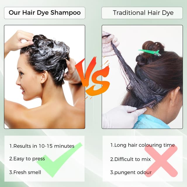 Thumbnail 4 de KAISASA Black Hair Dye Shampoo 16.9 fl.oz