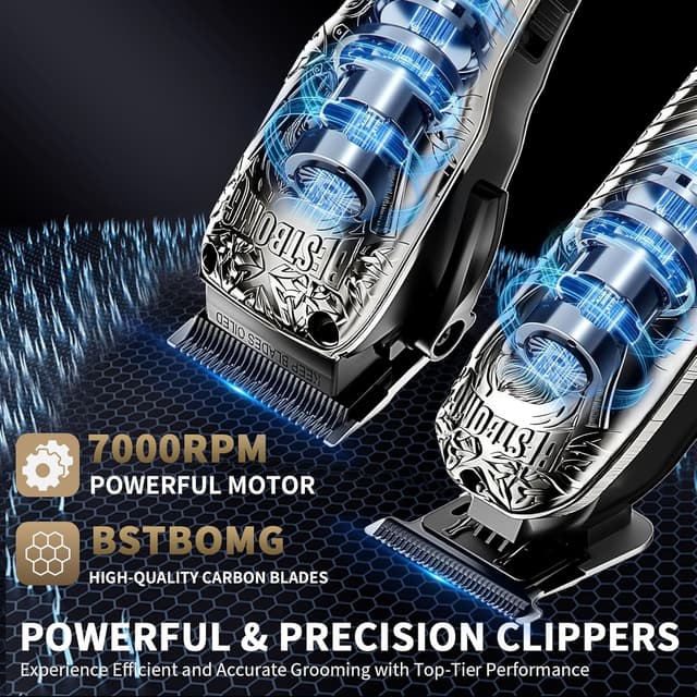 Detalle 2 de BESTBOMG kit tagliacapelli senza fili