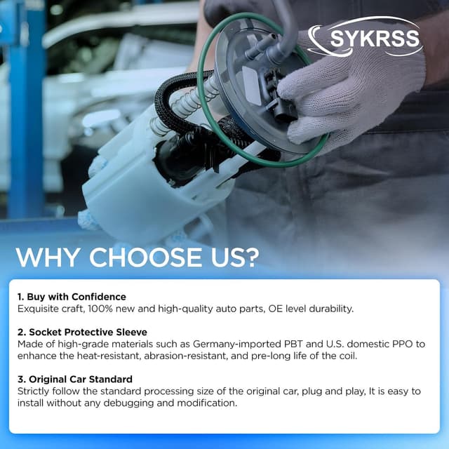 Thumbnail 6 de SYKRSS E3581M Electric Fuel Pump Module Assembly (Replaces MU1639, 19256621) for 2004-2007 Tahoe/Yukon/Escalade V8