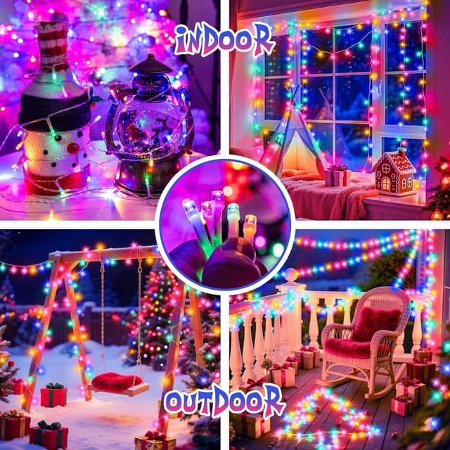 Thumbnail 6 de cshare Battery Fairy Lights (5m, 50 LED) with Timer, IP65 Waterproof Multicolour