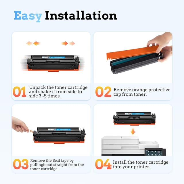 Detalle 2 de LxTek 415X Toner Multipack (4er-Set) für HP Color LaserJet Pro MFP M479fdw & weitere Modelle