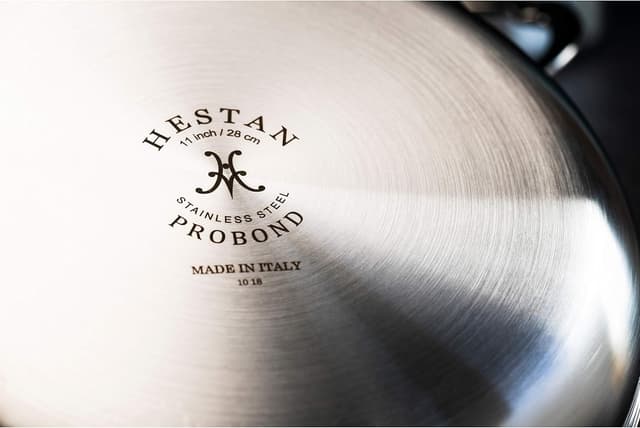 Detalle de Hestan ProBond Forged 11-Inch Pro Clad Stainless Steel Frying Pan (Induction Compatible)