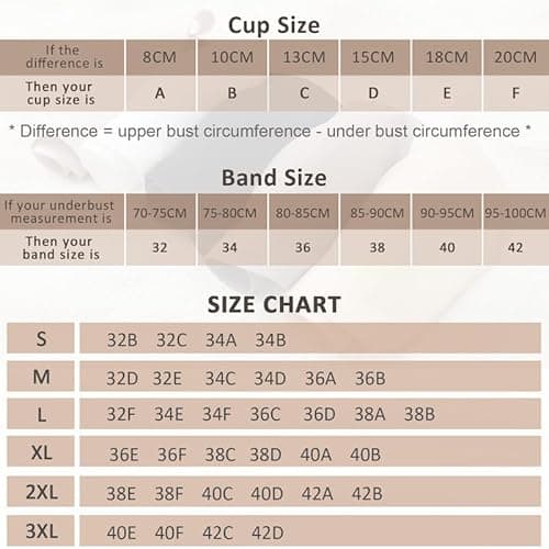 Detalle 2 de Cavotor Non Wired Seamless Support Bra with Extra Extender for Large Breasts