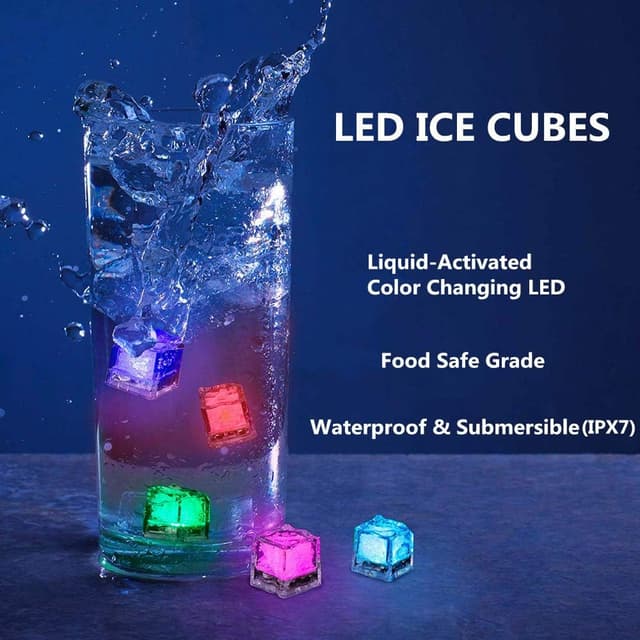 Thumbnail 1 de LED Eiswürfel 12er Set 2,7 cm 🎉