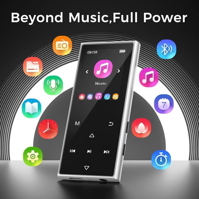 Thumbnail 4 de AGXOV 128 Go Lecteur MP3 Bluetooth