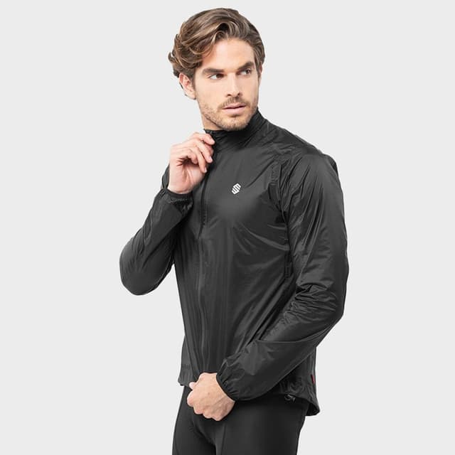 Detalle de Siroko J2 Chaqueta lluvia ciclismo hombre