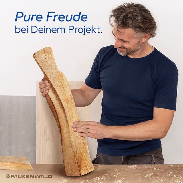 Detalle 2 de FALKENWALD Sägeblatt Holz 115 mm (Kreissägeblatt 115 x 22,23 mm) für Holz