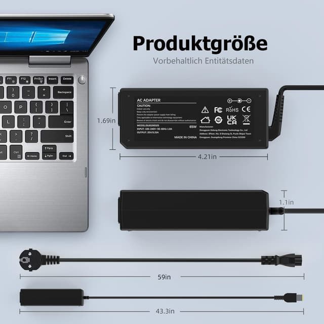 Thumbnail 4 de VUOHOEG 65W Netzteil für Lenovo ThinkPad