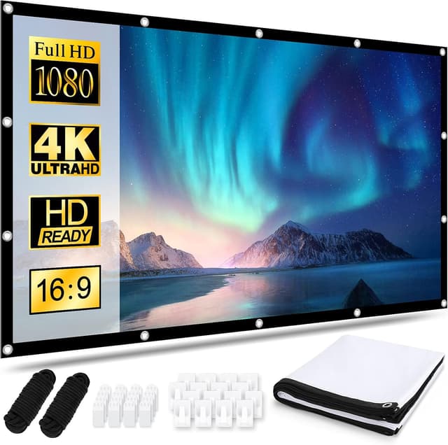 Imagen de Projector Screen 100 Inch Portable 16:9 en OfertitasTOP